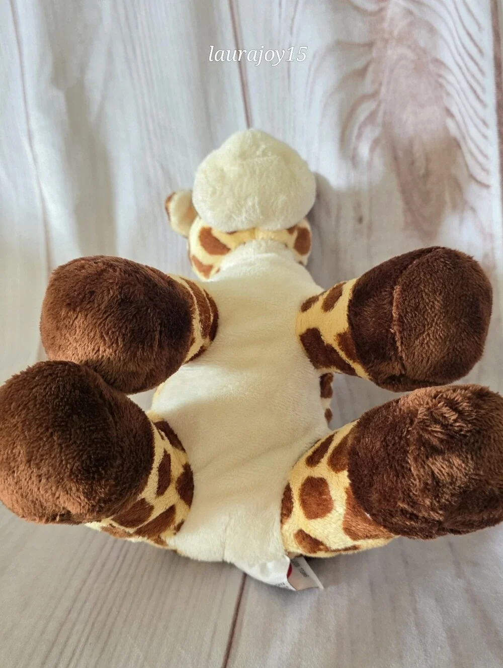 TY Pluffies Tiptop Giraffe Plush Stuffed Toy TyLux 9 Inch 2013